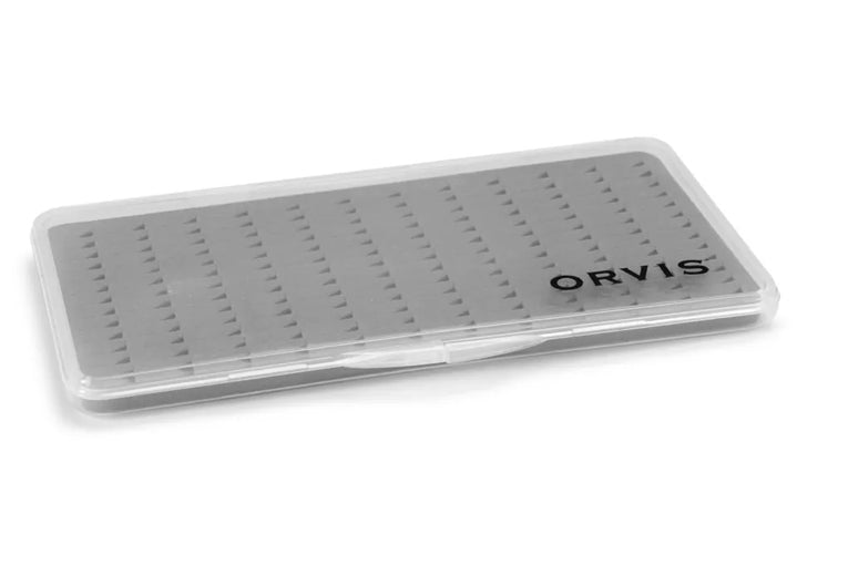 ORVIS LARGE SUPER SLIM FLY BOX - SLOTTED FOAM HOLDS 168 FLIES