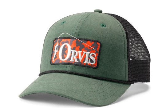 ORVIS CAMO BENT ROD TRUCKER - PINE