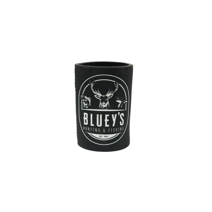 Neoprene Stubby Holder - Blueys - Black