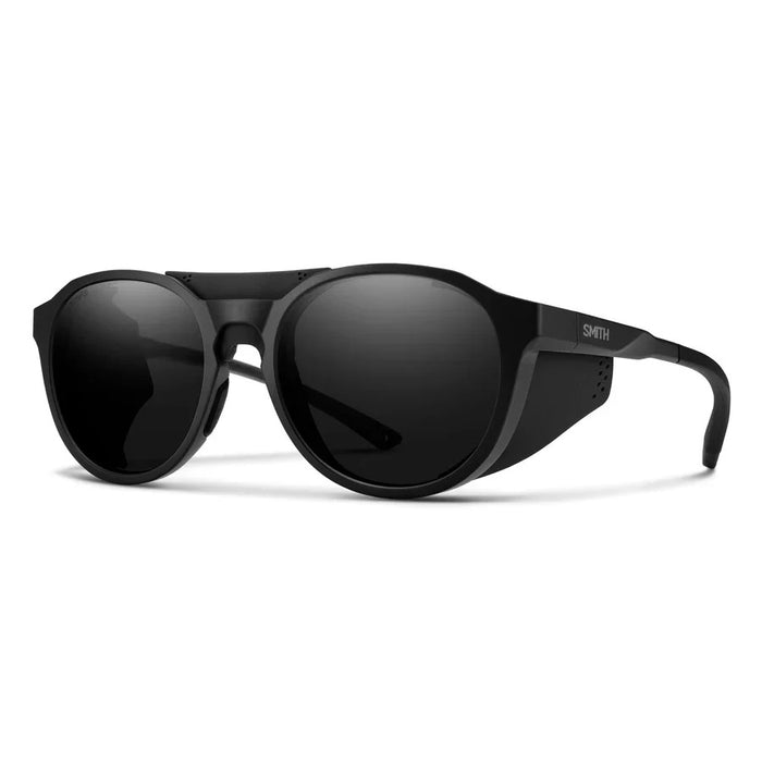 Smith Venture Matte Black With Chromapop Polarized Black Glass Lens