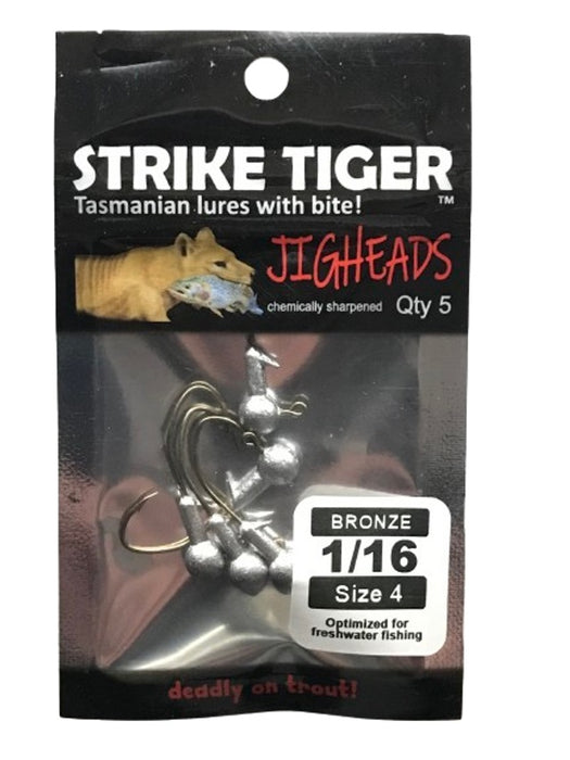 Strike Tiger Jighead Bronze 1/16 #4 (5 Pack)