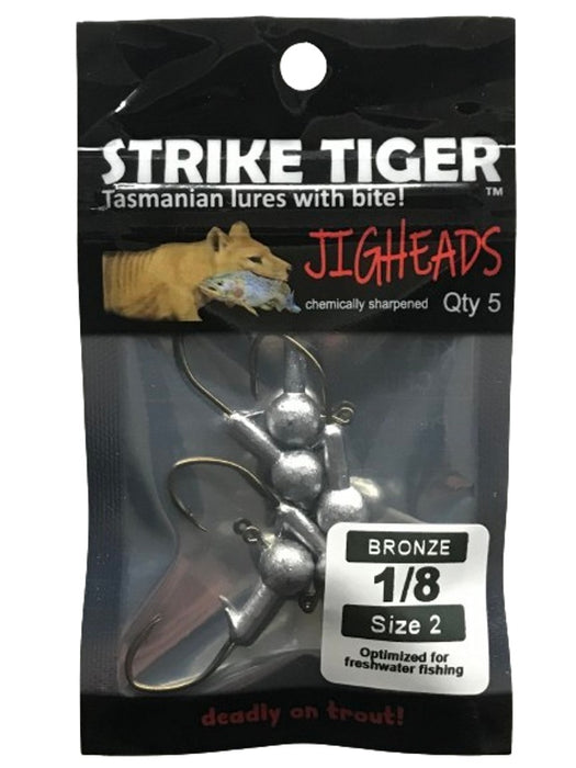 Strike Tiger Jighead Bronze 1/8 #2 (5 Pack)