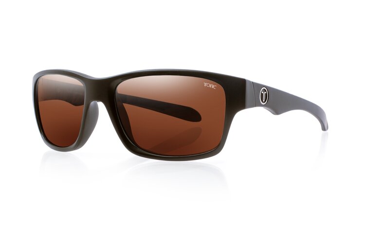 Tonic Tango Sunglasses Matt Black Frame With Photo Copper Lens