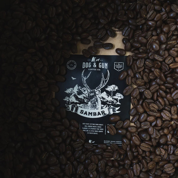 Dog & Gun Sambar - Roasty / Bold / Dark Roast - Whole Bean 750g