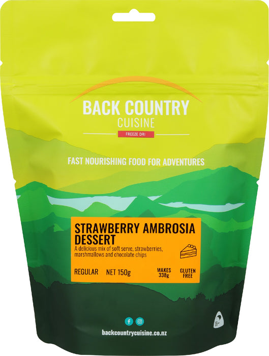 BACK COUNTRY CUISINE Strawberry Ambrosia Dessert - Regular