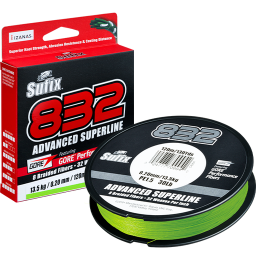Suffix 832 Superline [sz:50lb Cl:lime]