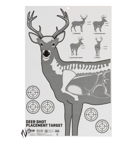 Allen Ez Aim Corrugated Target Deer Vitals 23x35" 1pk