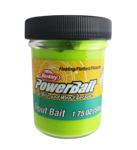 Berkley Power Bait Trout Bait 1.75oz [cl:chartreuse]
