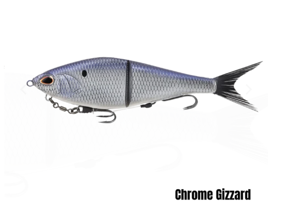Berkley Chop Block 10in Glide Bait [cl:chrome Gizzard]