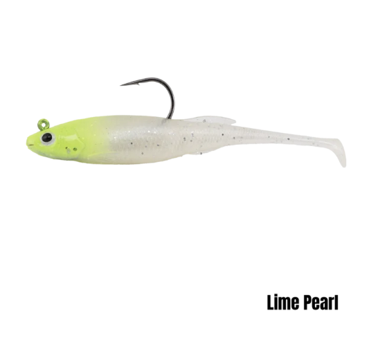 Berkley Dripswimmer 5in Swim Bait [cl:lime Pearl]