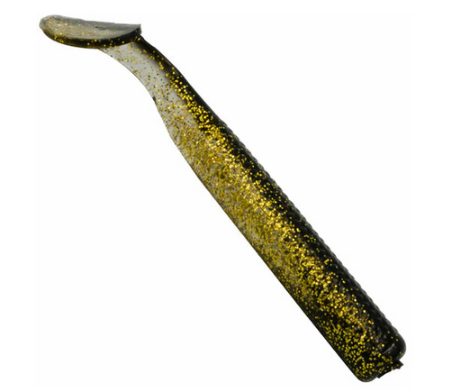 Berkley Powerbait T-tail Minnow 2.5" [cl:black Gold Sparkle]