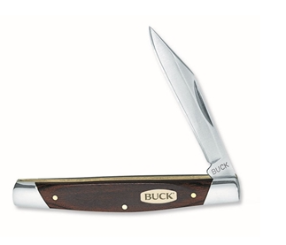 Buck Solo Woodgrain 3 Single Blade