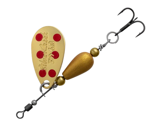 Daiwa Silvercreek Spinner 4.0 [cl:gold/red Dot]