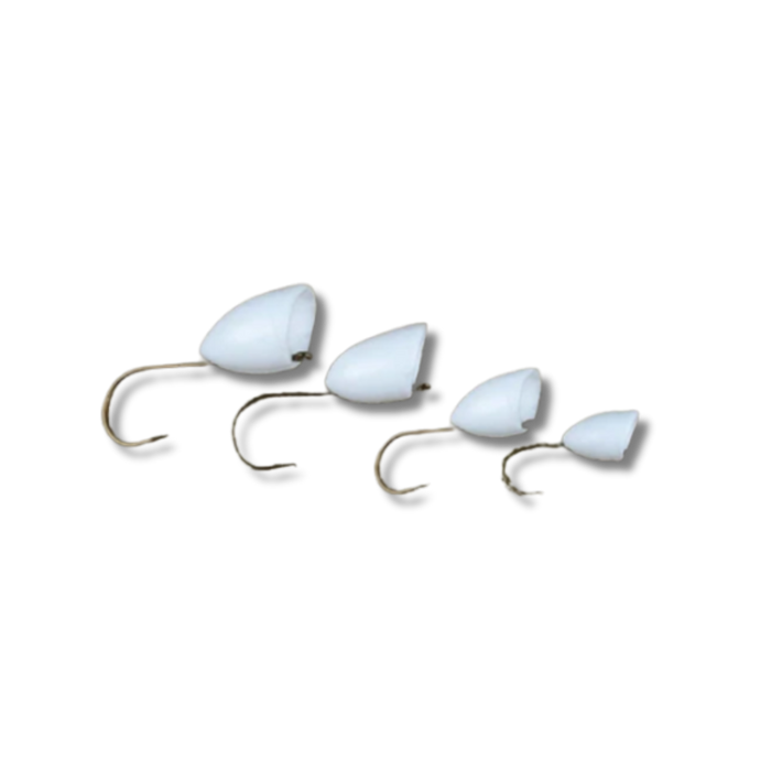 Wapsi Poppers With Hooks [sz:#4 (10pcs) Cl:white]