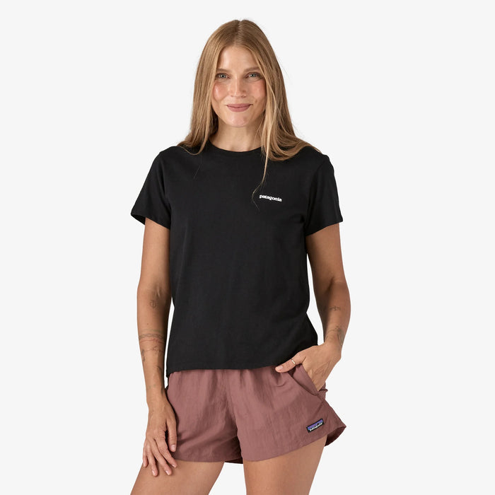 Patagonia Womens P-6 Logo Responsibilities Tee [sz:m Cl:black]