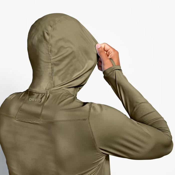 Orvis Sun Defense L/s Hoodie [sz:s Cl:tarragon]