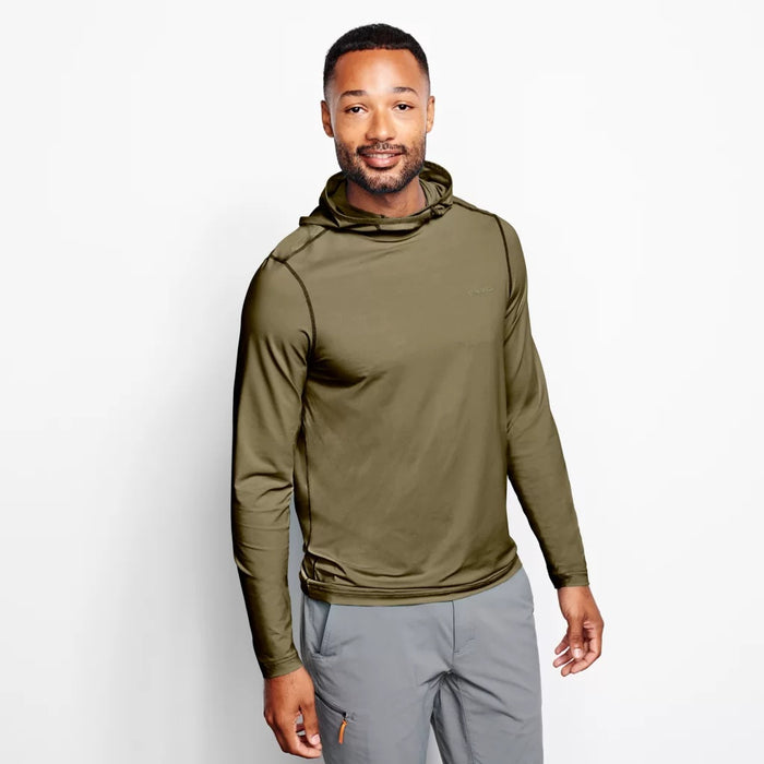 Orvis Sun Defense L/s Hoodie [sz:s Cl:tarragon]