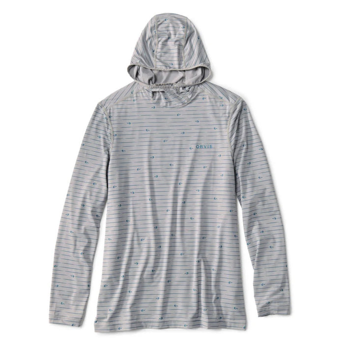 Orvis Sun Defense L/s Hoodie [sz:m Cl:titanium/blue]