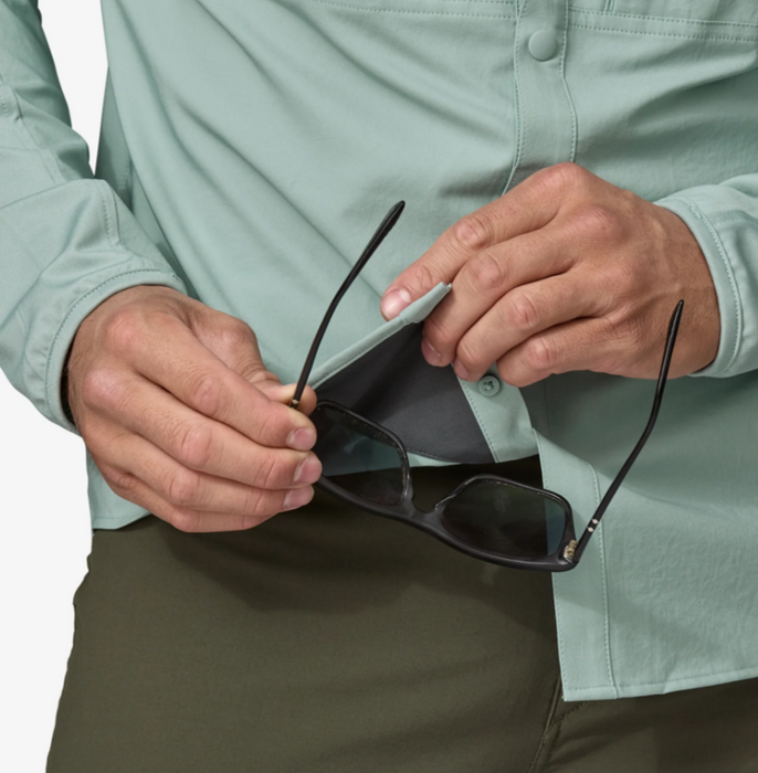 Patagonia Mens River Rambler Hybrid Sun Hoody [sz:s Cl:thermal Blue]