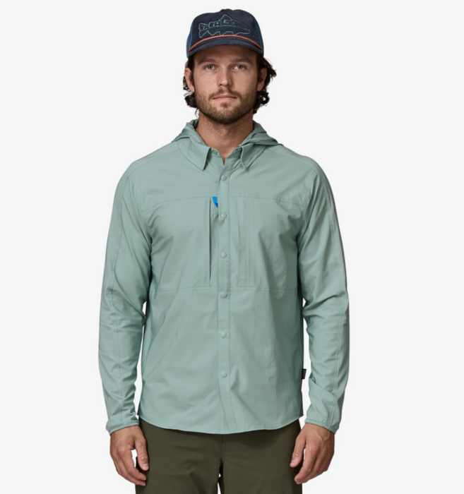 Patagonia Mens River Rambler Hybrid Sun Hoody [sz:s Cl:thermal Blue]