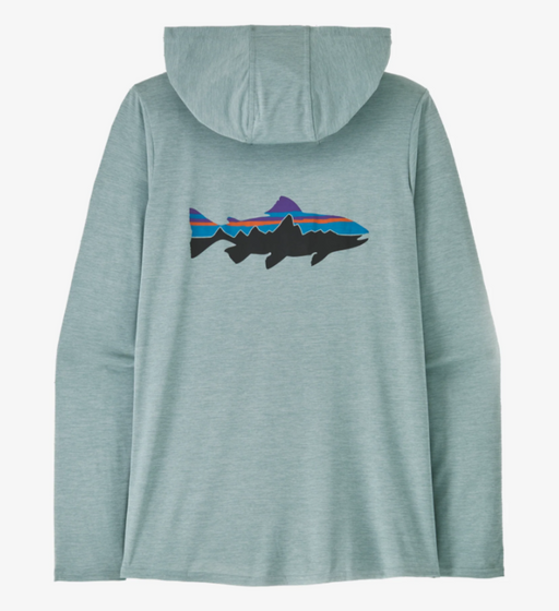 Patagonia Womens Capilene Cool Daily Hoody [sz:s Cl:thermal Blue X-dye]