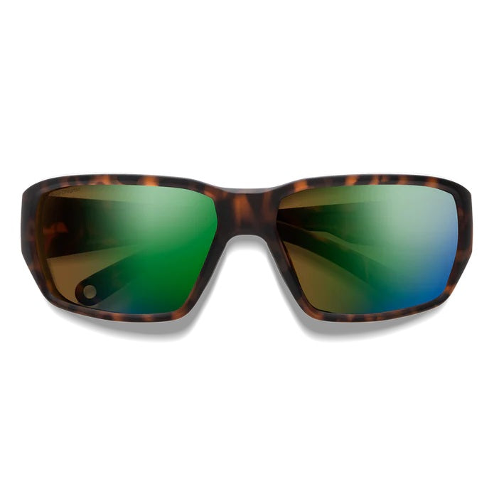 Smith Hookset Matte Tortoise Chromapop Glass Polarchomic Brown Green Mirror Lense