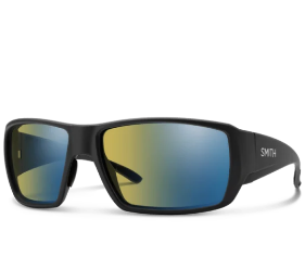 Smith Guide Choice Xl Matte Black With Chromapop Polarchromic Yellow Blue Mirror Lens