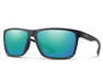 Smith Riptiide Matte Ash Marble With Chromapop Glass Polarized Opal Mirror Lens