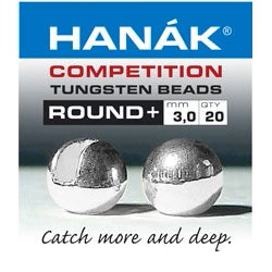 Hanak Competition Tungsten Beads Round [sz:2.0 Mm Cl:silver]