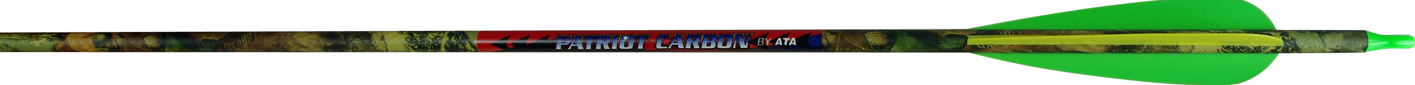 Patriot Carbon Arrow "straight Fletch" 350 Spine [cl:camo]