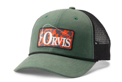 ORVIS CAMO BENT ROD TRUCKER - PINE