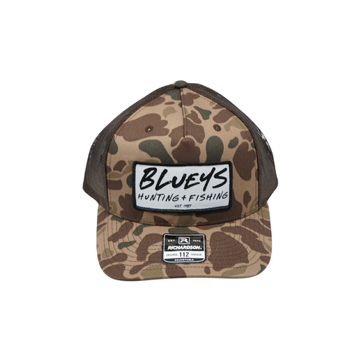 Blueys Richardson 112 Trucker Cap - Camo Brown
