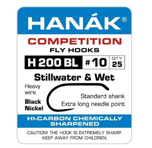 Hanak Barbless Hooks Stillwater & Wet Fly H200bl [sz:10]