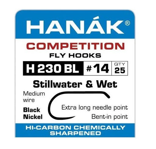 Hanak Barbless Hooks Stillwater & Wet Fly H230bl [sz:10]