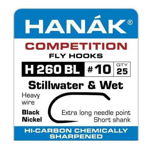 Hanak Barbless Hooks Stillwater & Wet Fly H260bl [sz:10]