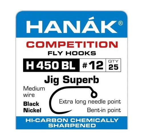 Hanak Barbless Hooks Jig Superb H450bl [sz:10]