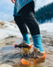 Backcountry Skinz Waterproof Mid Length Socks - Aqua/black [sz:s]
