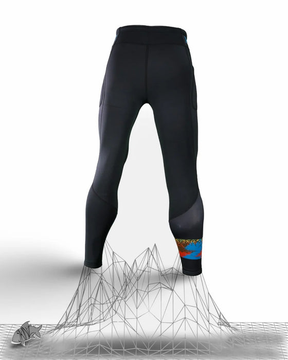 Backcountry Skinz Z-series Neoprene Black Char Leggings [sz:s]