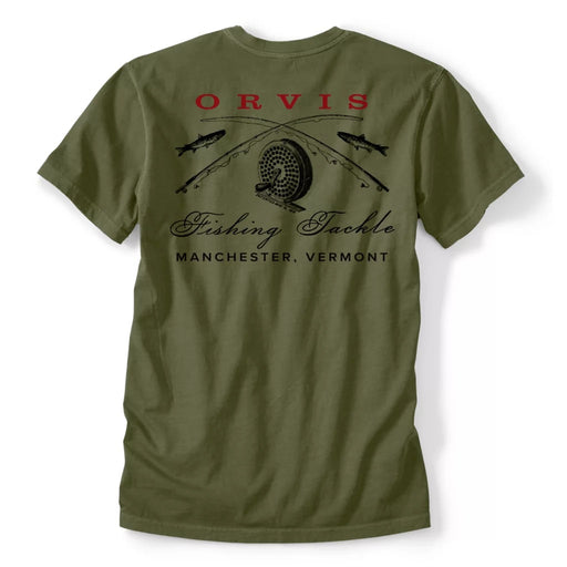 Orvis Vintage Crossed Rods T-shirt [sz:m Cl:military Green]