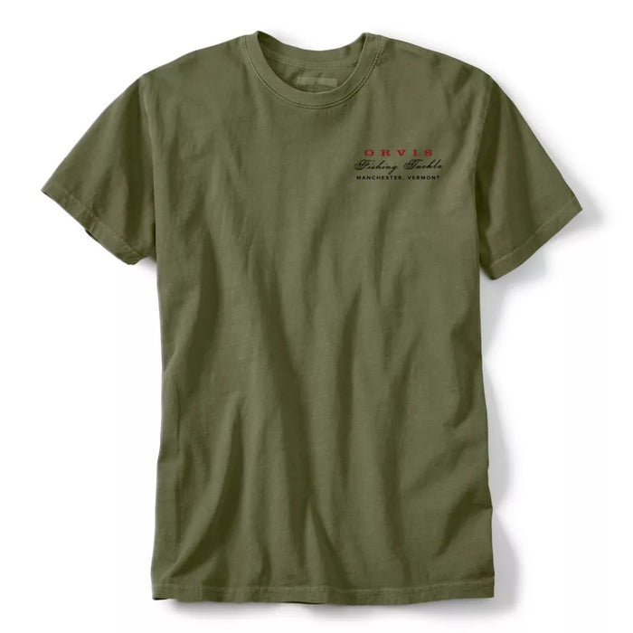 Orvis Vintage Crossed Rods T-shirt [sz:m Cl:military Green]