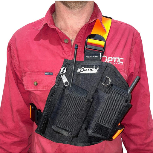 Uhf/tracker Holder With Pocket And Zip [model:right Hand]