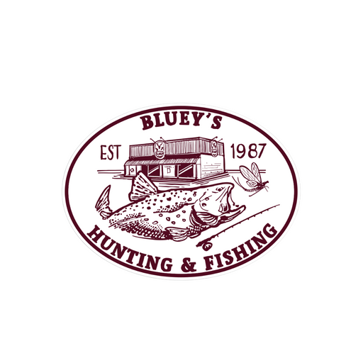 Bluey's Trout Sticker 140x105