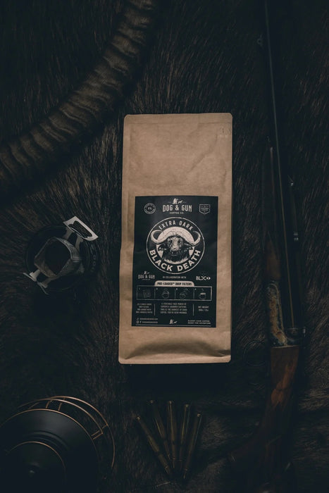 Dog And Gun Black Death - Extra Dark - Whole Beans / 500g 
