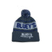 Blueys Pom Pom Beanie - Grey & Blue