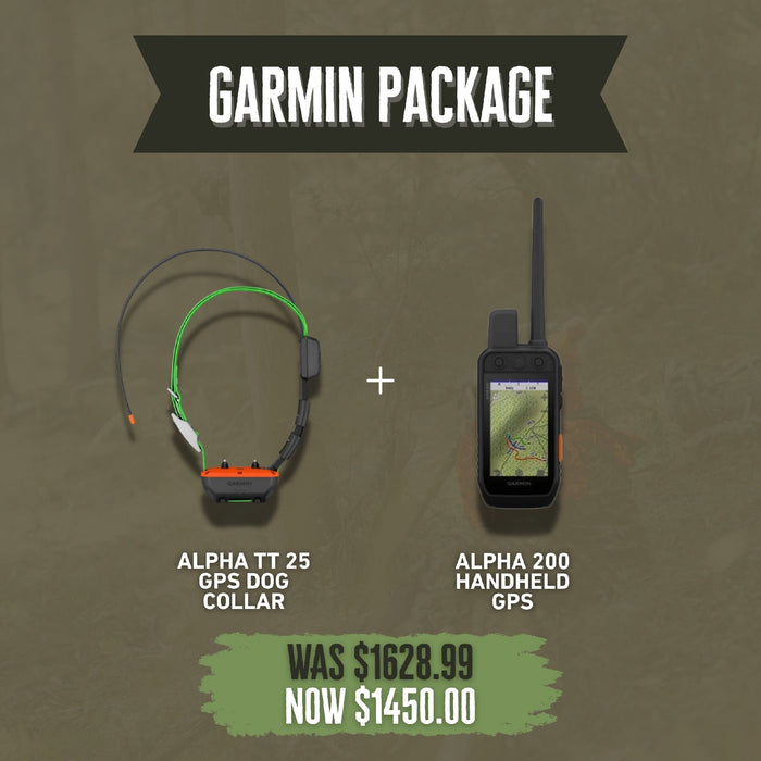 Garmin Package - Alpha Tt 25 Collar & Alpha 200 Handheld