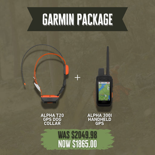 Garmin Package - Alpha T 20 Collar & Alpha 300i Handheld
