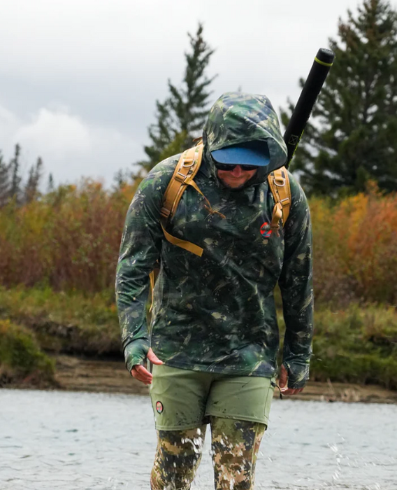 Backcountry Skinz Solarflexz Uv Pro Hoody - Forest Surge Camo [sz:xl]