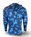 Backcountry Skinz Solarflexz Uv Pro Hoody - Blue Surge Camo [sz:s]