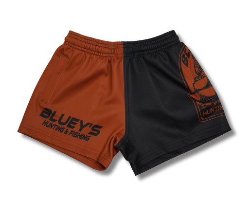 Bluey's Kids Scoping Cod Footy Shorts - Side Zip Pocket [sz:2]