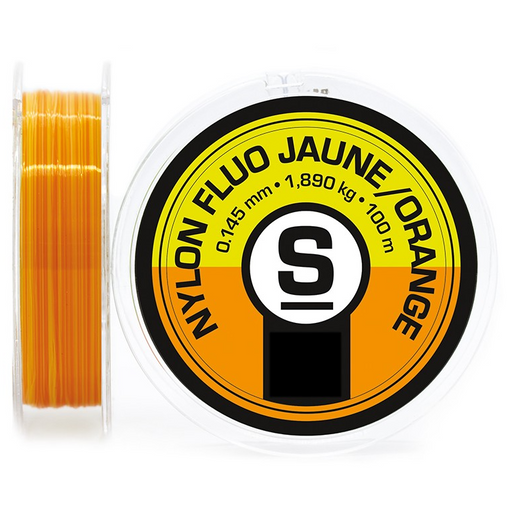 Pierre Sempe Nylon Sighter 100m [sz:0.14mm Cl:orange/yellow]